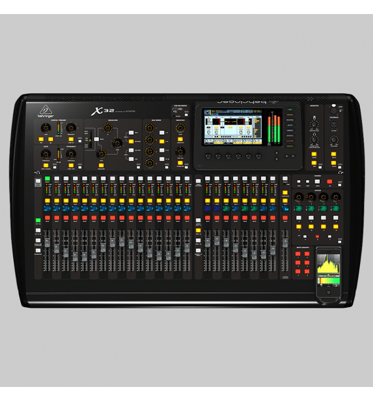 BEHRINGER X32 Consola de mezcla digital de 32 canales y 16 buses con faders  motorizados