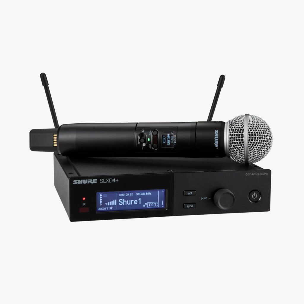 MICROFONO INALAMBRICO SHURE SLXD24/SM58