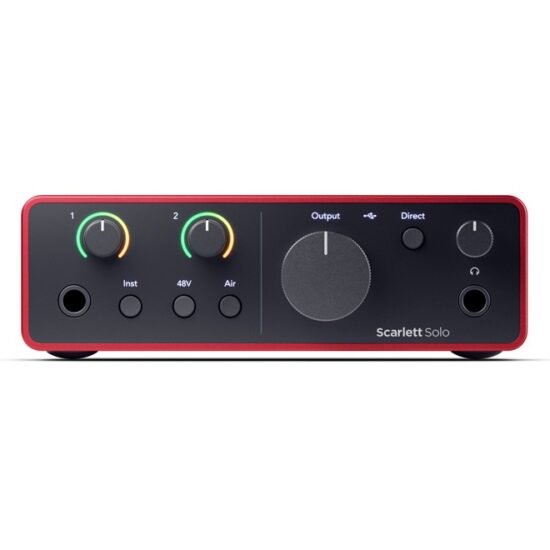 INTERFAZ DE AUDIO FOCUSRITE SCARLETT SOLO 4G