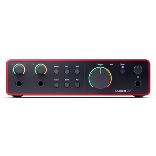 INTERFAZ DE AUDIO FOCUSRITE SCARLETT 2I2 4G