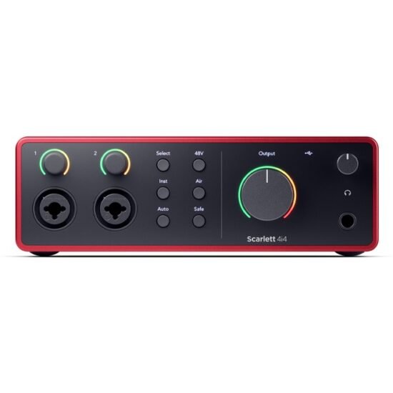 INTERFAZ DE AUDIO FOCUSRITE SCARLETT 4I4 4G