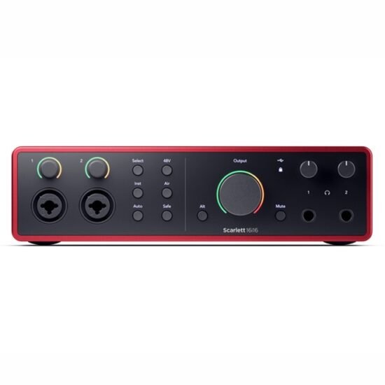 INTERFAZ DE AUDIO FOCUSRITE SCARLETT 16I16 4G