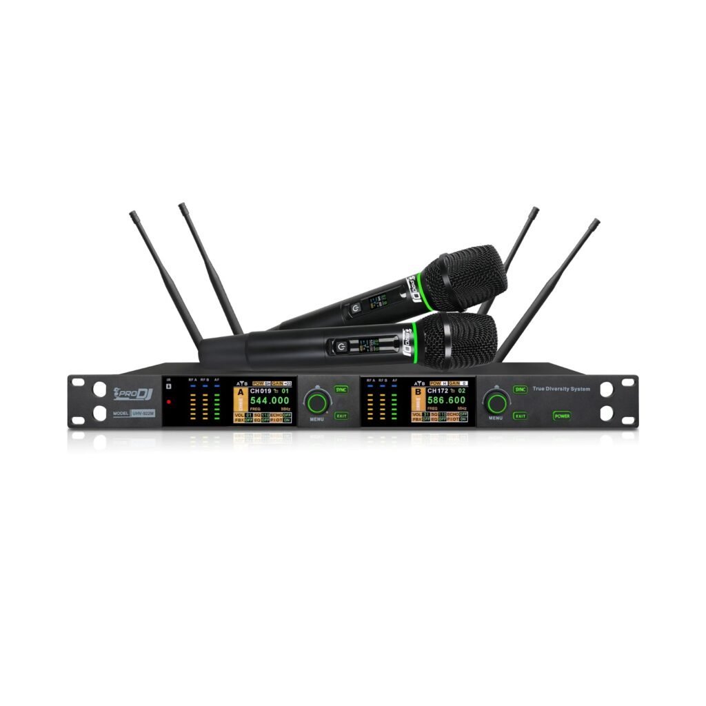 MICROFONO INALAMBRICO DOBLE PRO DJ  UHV-922M